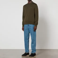 Knitwear|Dr. Martens Maison Kitsuné Fox Head Wool Polo Jumper - S