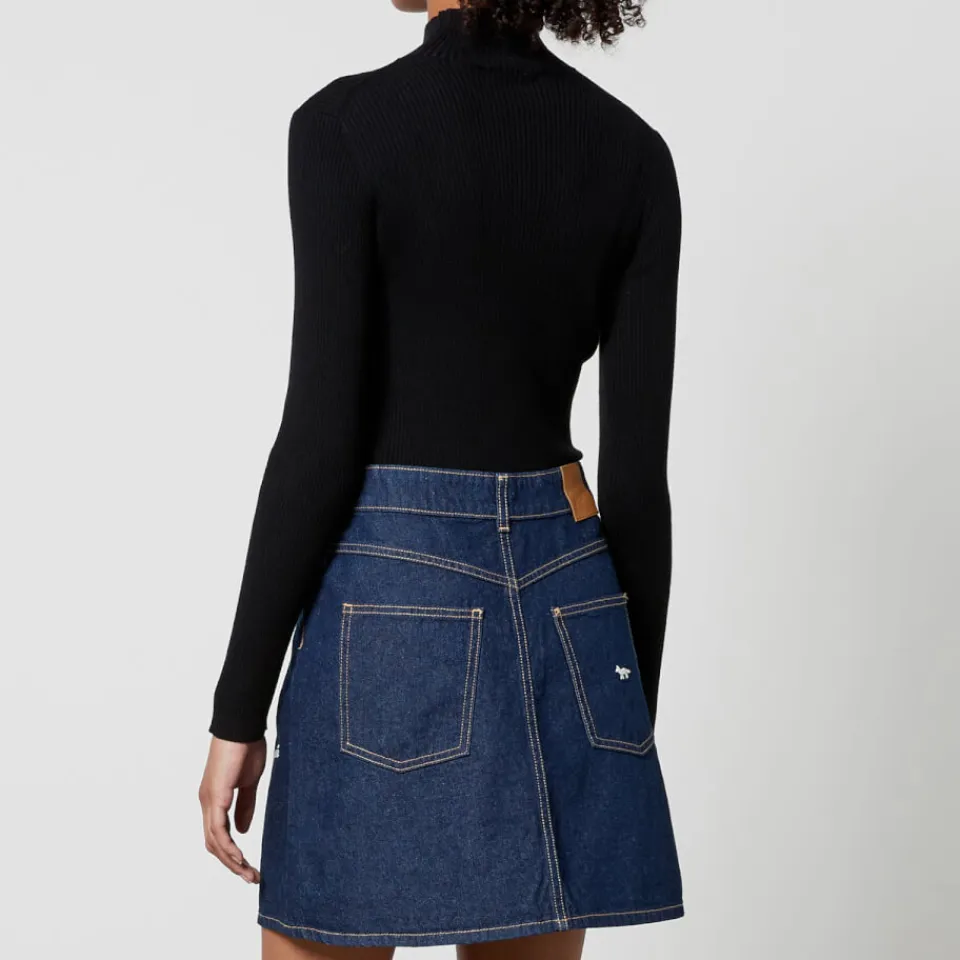 Loungewear|Knitwear|Maison Kitsuné Fox Head Wool and Cotton-Blend Jumper - XS