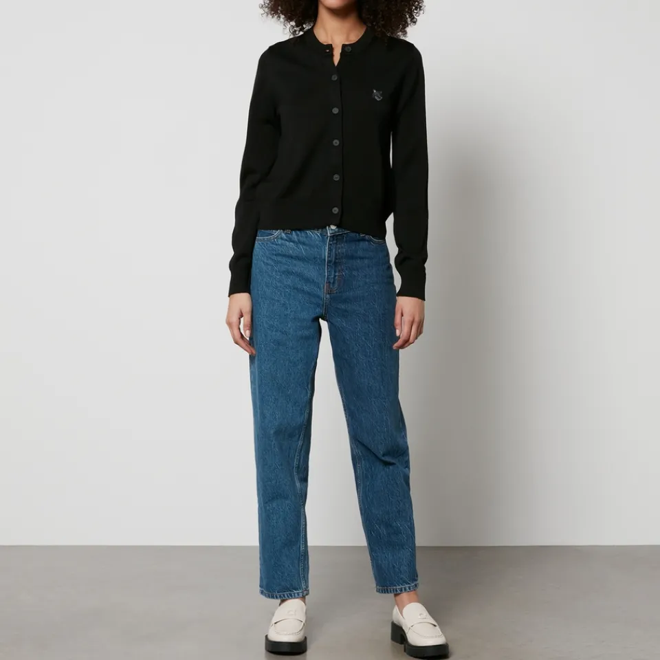 Knitwear|Maison Kitsuné Fox Head Wool Cardigan - XS