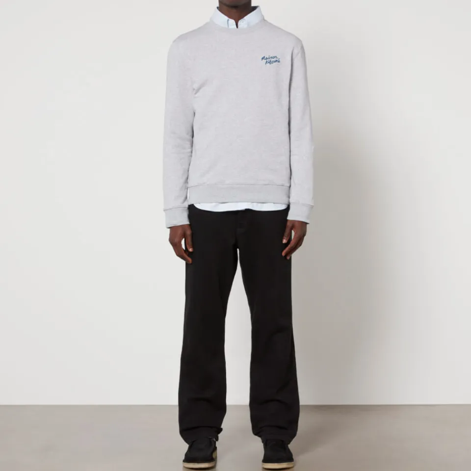 Sweatshirts|Maison Kitsuné Handwriting Cotton-Jersey Sweatshirt - S