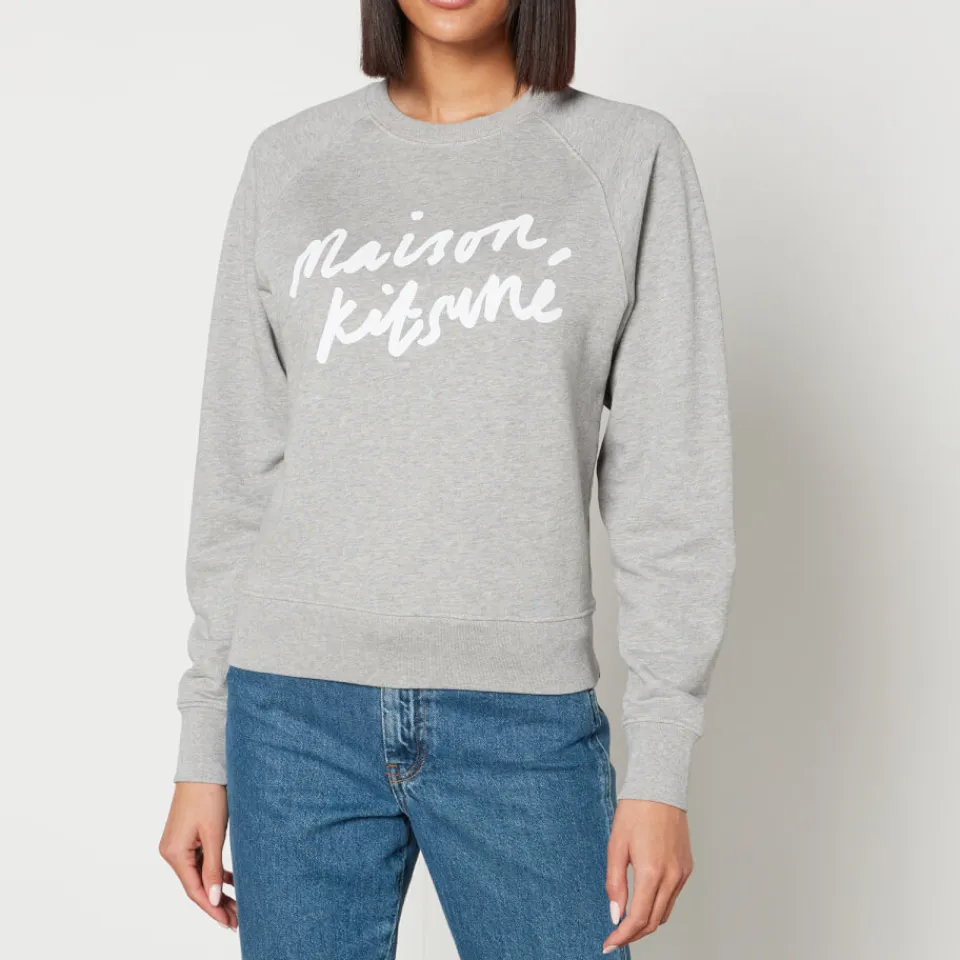 Loungewear|Sweatshirts|Maison Kitsuné Handwriting Cotton-Jersey Sweatshirt - XS