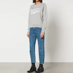 Loungewear|Sweatshirts|Maison Kitsuné Handwriting Cotton-Jersey Sweatshirt - XS