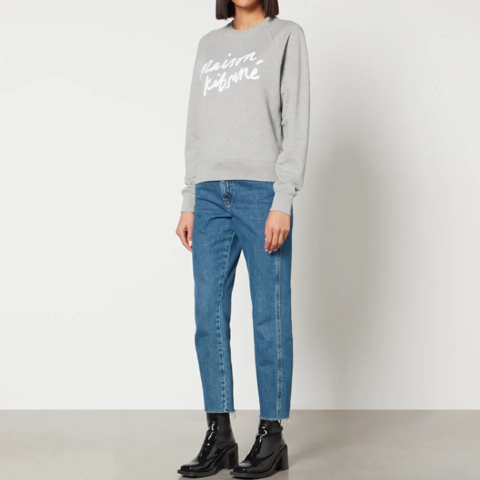 Loungewear|Sweatshirts|Maison Kitsuné Handwriting Cotton-Jersey Sweatshirt - XS
