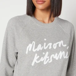 Loungewear|Sweatshirts|Maison Kitsuné Handwriting Cotton-Jersey Sweatshirt - XS