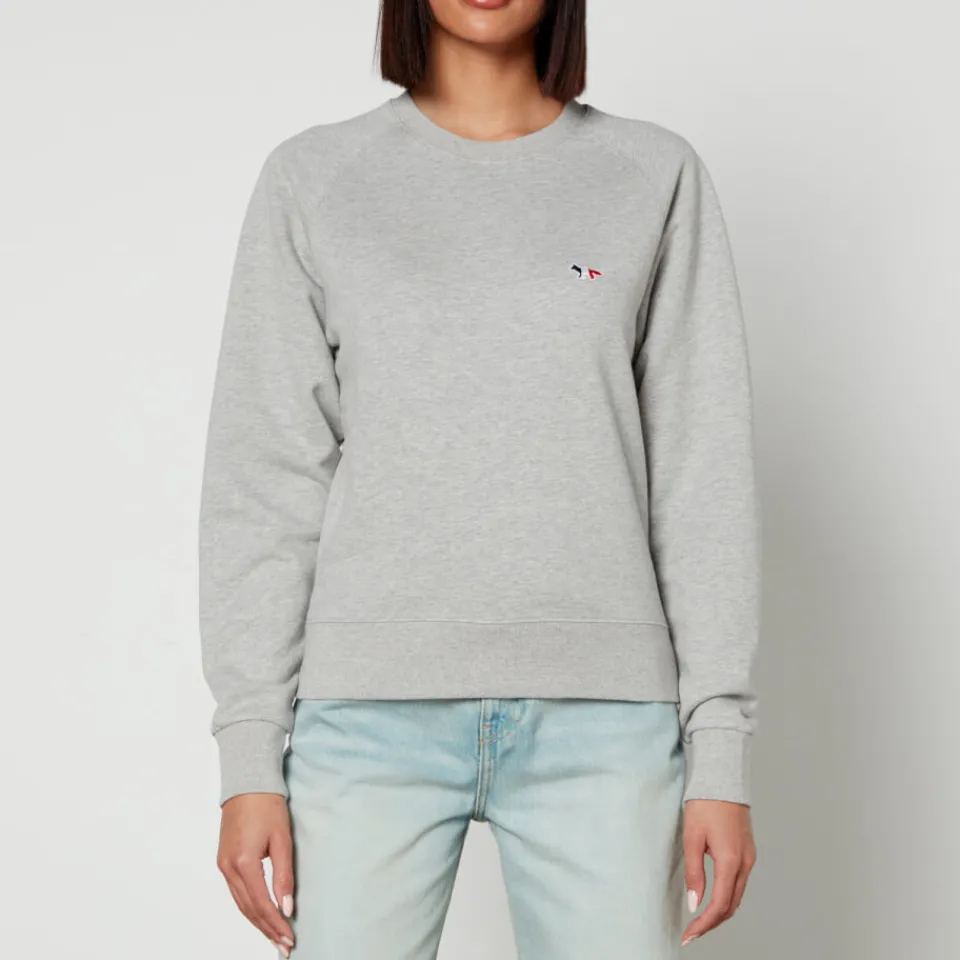 Loungewear|Sweatshirts|Helmstedt Maison Kitsuné Logo-Appliquéd Cotton-Jersey Sweatshirt - L