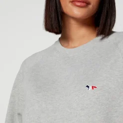Loungewear|Sweatshirts|Helmstedt Maison Kitsuné Logo-Appliquéd Cotton-Jersey Sweatshirt - L