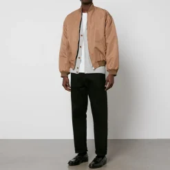 Jackets|Coats|Golden Goose Maison Kitsuné Logo-Embroidered Nylon Bomber Jacket - S