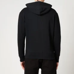 Loungewear|Sweatshirts|Maison Kitsuné Men's Chillax Fox Patch Hoodie - Black - S