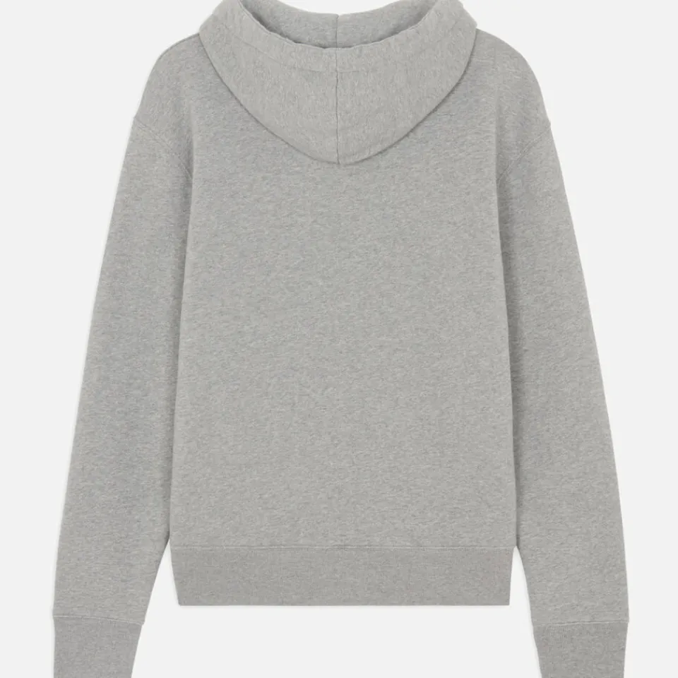 Sweatshirts|Birkenstock Maison Kitsuné Men's Grey Fox Head Patch Hoodie - Grey Melange - S