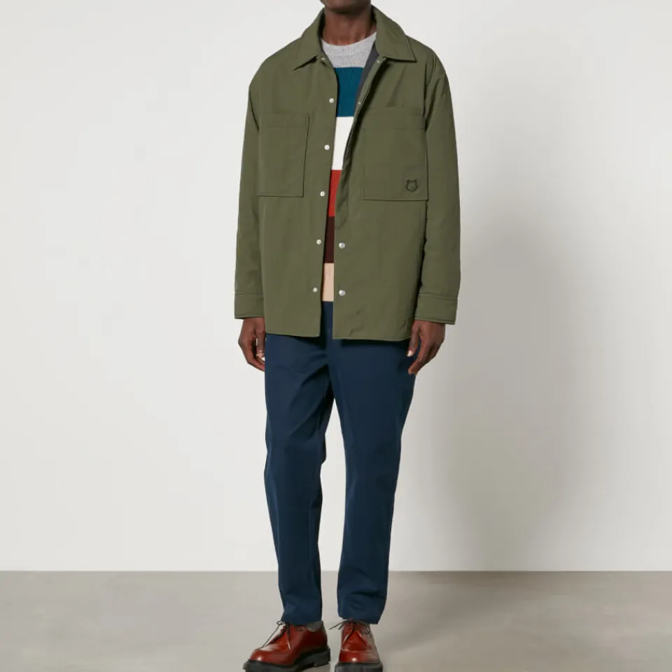 Shirts|Shirts|Dr. Martens Maison Kitsuné Nylon Fox Head Nylon Padded Overshirt - S