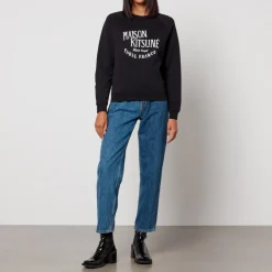 Loungewear|Sweatshirts|Maison Kitsuné Palais Royal Vintage Cotton-Jersey Sweatshirt - XS