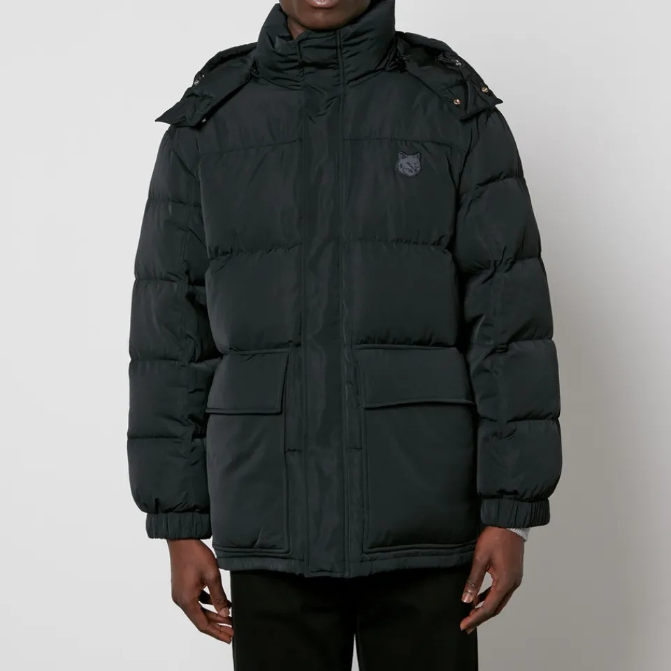 Jackets|Coats|Dr. Martens Maison Kitsuné Tonal Fox Head Patch Hooded Shell Puffer Jacket - M