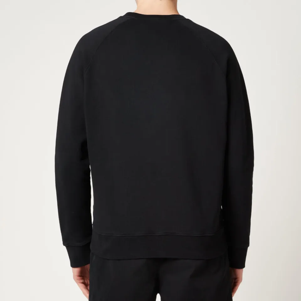 Sweatshirts|Loungewear|A.P.C. Maison Kitsuné Tricolor Fox Patch Clean Sweatshirt - Navy