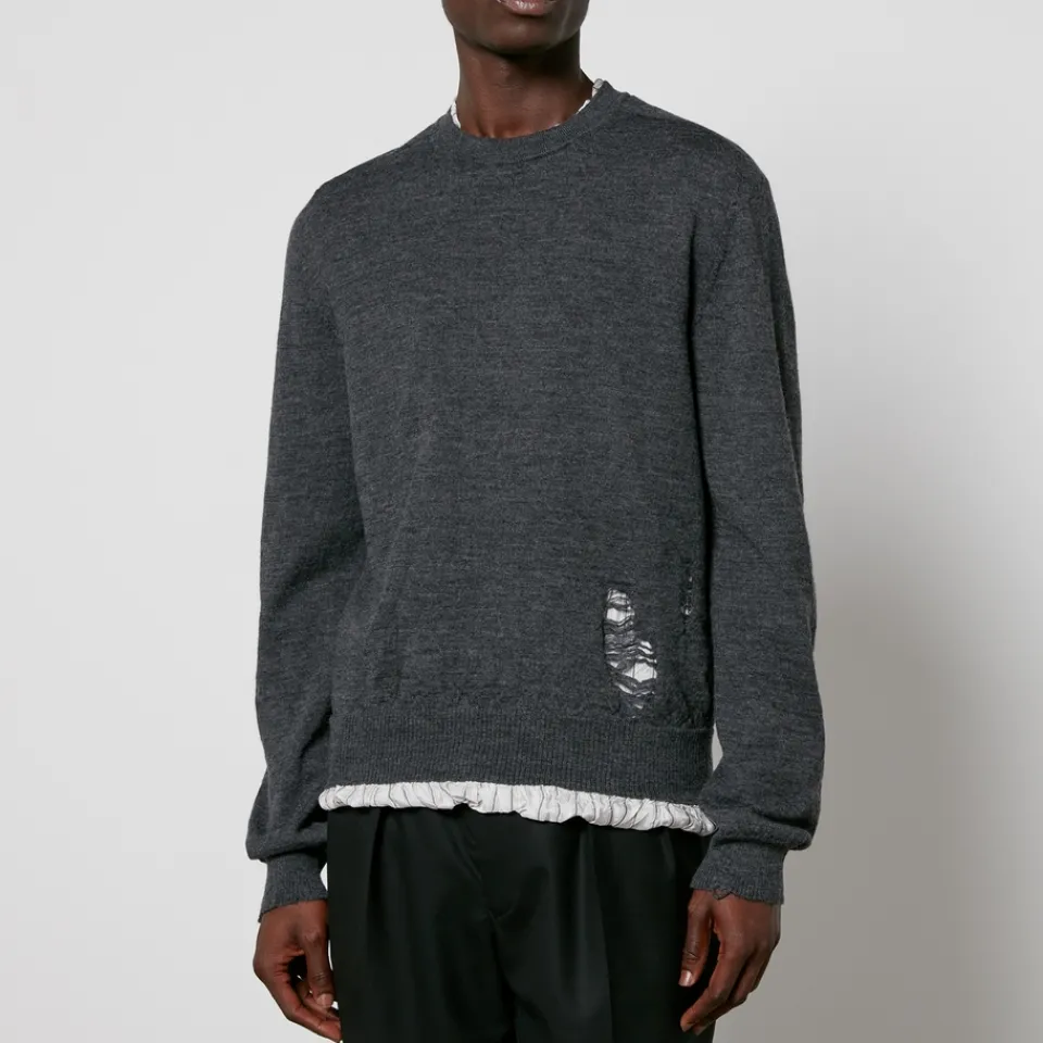 Sweatshirts|Dr. Martens Maison Margiela Distressed Wool Jumper - M