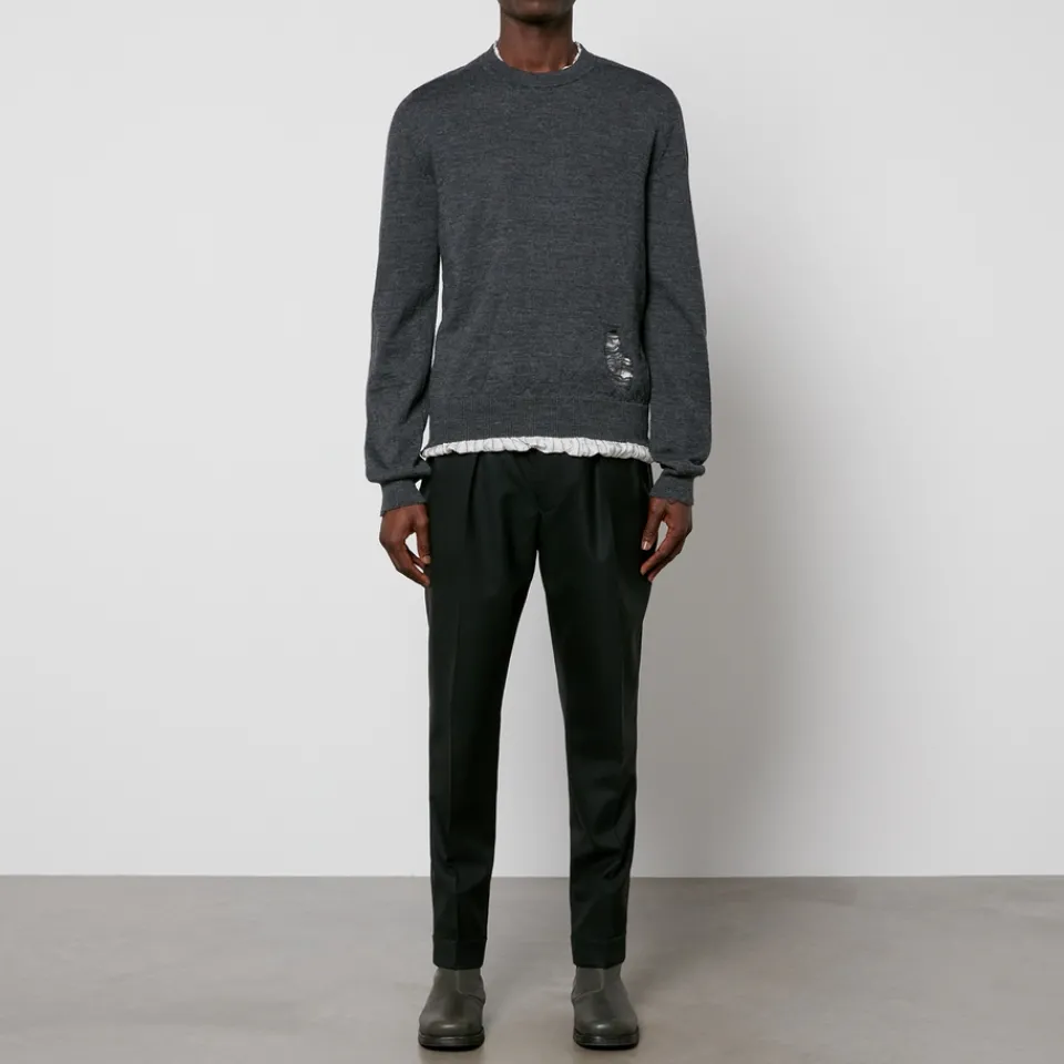 Sweatshirts|Dr. Martens Maison Margiela Distressed Wool Jumper - M