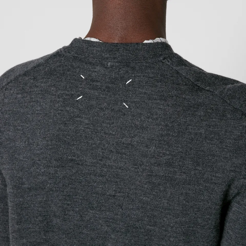 Sweatshirts|Dr. Martens Maison Margiela Distressed Wool Jumper - M