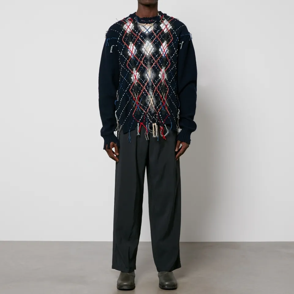 Knitwear|Dr. Martens Maison Margiela Harlequin Wool-Blend Jumper - L