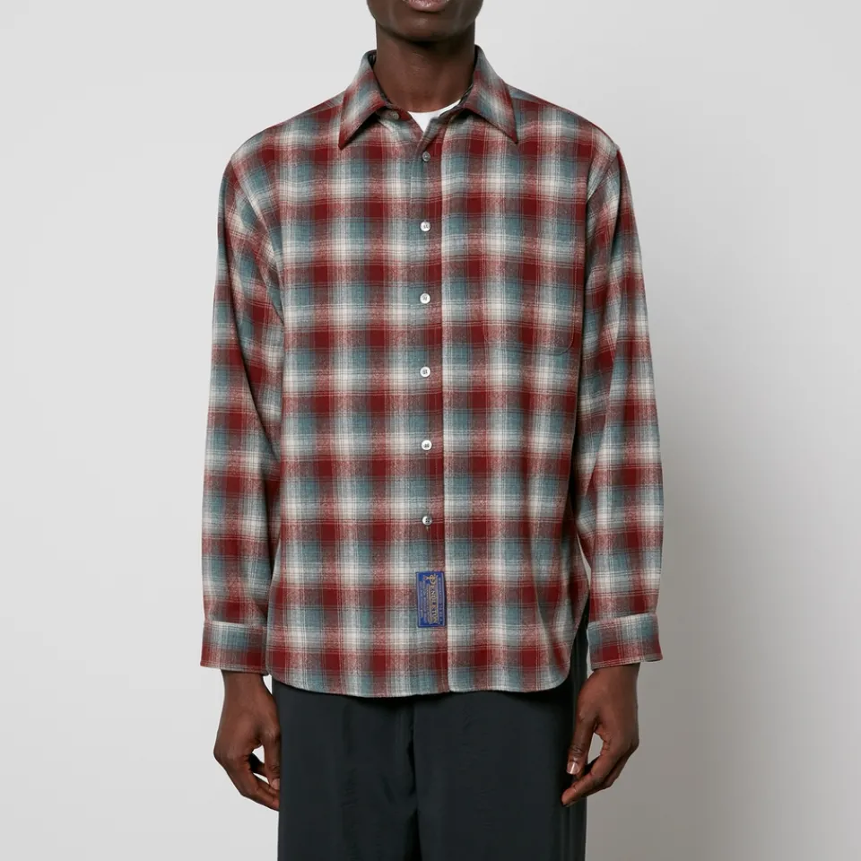 Shirts|Shirts|Maison Margiela Pendleton Checked Brushed Wool Shirt - EU39/L