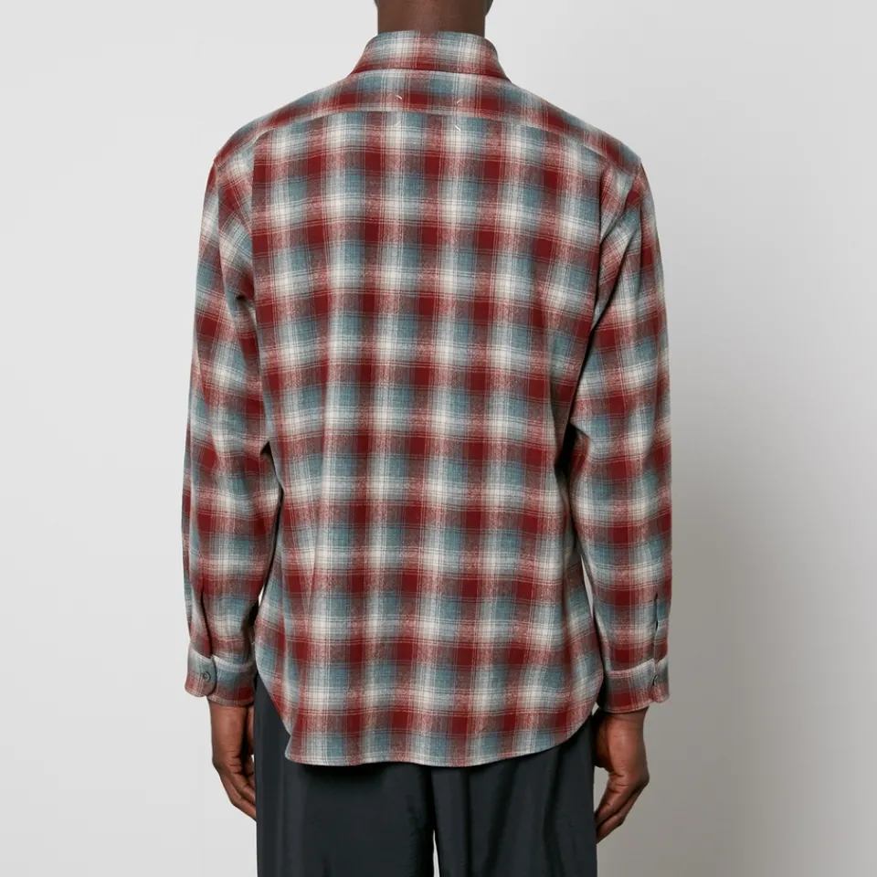 Shirts|Shirts|Maison Margiela Pendleton Checked Brushed Wool Shirt - EU39/L