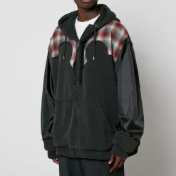 Jackets|Coats|Maison Margiela Pendleton Wool and Cotton-Jersey Jacket - S