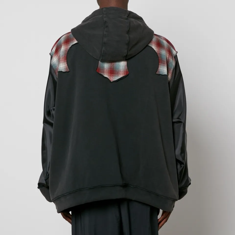 Jackets|Coats|Maison Margiela Pendleton Wool and Cotton-Jersey Jacket - S
