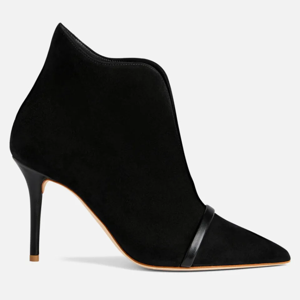 Boots|Dr. Martens Malone Souliers Women's Cora 85 Suede Heeled Ankle Boots - UK 3