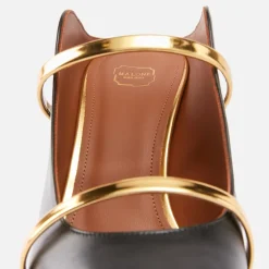 Heels|Dr. Martens Malone Souliers Women's Maureen 70 Leather Heeled Mules - UK 3