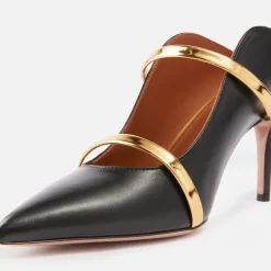 Heels|Dr. Martens Malone Souliers Women's Maureen 70 Leather Heeled Mules - UK 3