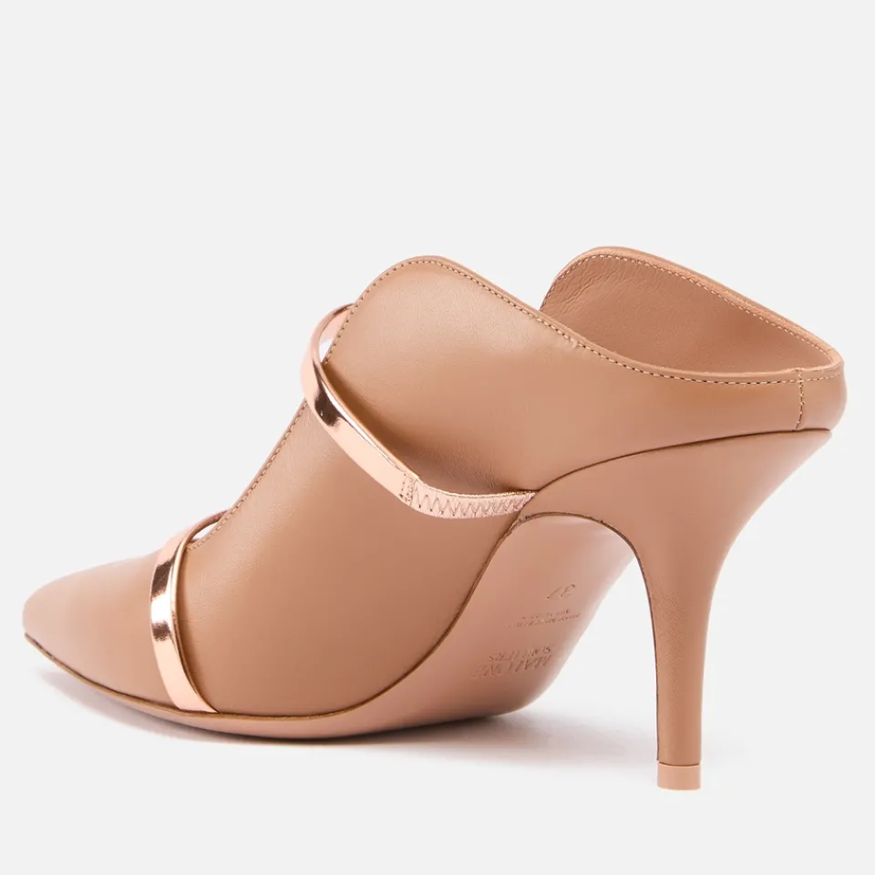Heels|Malone Souliers Women's Maureen 70 Leather Heeled Mules - UK 3