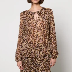 Co-Ord Sets|T-Shirts And Tops|Marant Etoile Daytonea Printed Chiffon Blouse - FR 34/UK 6