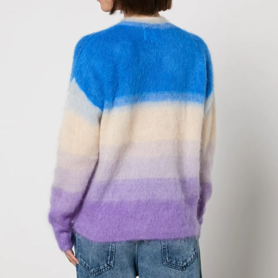 Loungewear|Knitwear|Marant Etoile Drussell Intarsia-Striped Knit Jumper - FR 34/UK 6