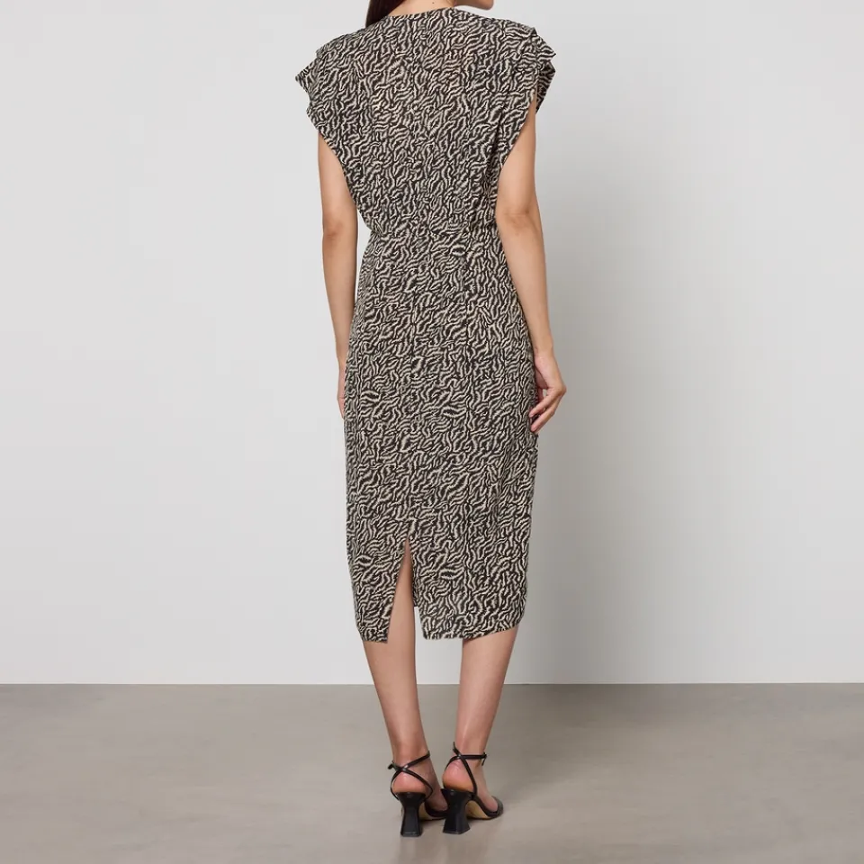 Dresses|Dresses|Dr. Martens Marant Etoile Epolia Printed Midi Dress - UK 6