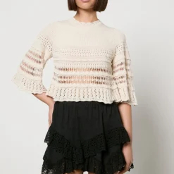 Loungewear|Knitwear|Dr. Martens Marant Etoile Frizy Crocheted Jumper - FR 40/UK 12