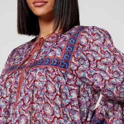 Dresses|Dresses|Dr. Martens Marant Etoile Greila Floral-Print Cotton-Chiffon Midi Dress - FR 36/UK 8
