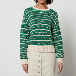 Loungewear|Knitwear|Dr. Martens Marant Etoile Hilo Striped Intarsia-Knit Jumper - FR 40/UK 12