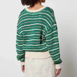 Loungewear|Knitwear|Dr. Martens Marant Etoile Hilo Striped Intarsia-Knit Jumper - FR 40/UK 12