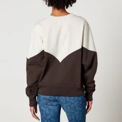 Loungewear|Sweatshirts|Marant Etoile Houston Cotton-Blend Logo Sweatshirt - FR 34/UK 6