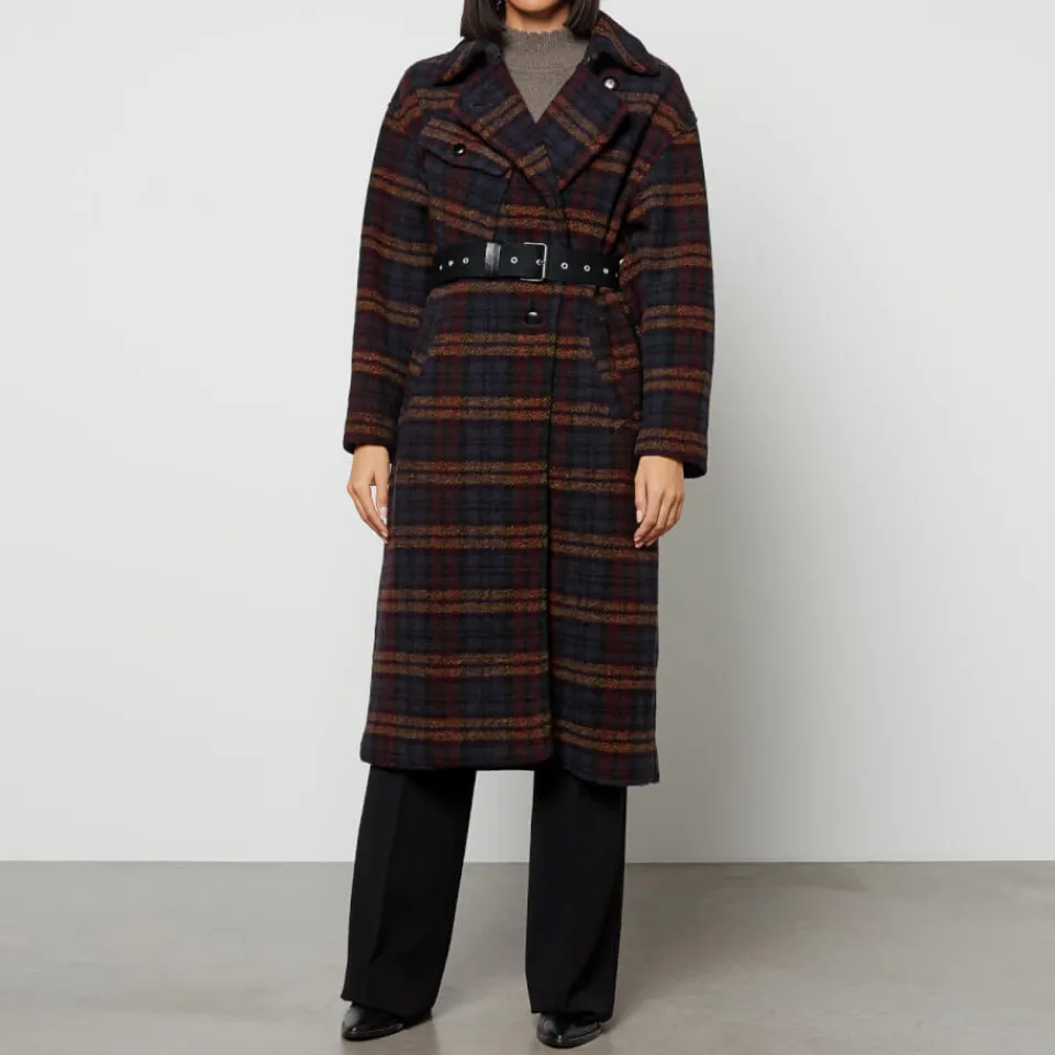 Jackets|Coats|Dr. Martens Marant Etoile Laurie Wool-Blend Coat - FR 38/UK 10