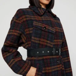 Jackets|Coats|Dr. Martens Marant Etoile Laurie Wool-Blend Coat - FR 38/UK 10