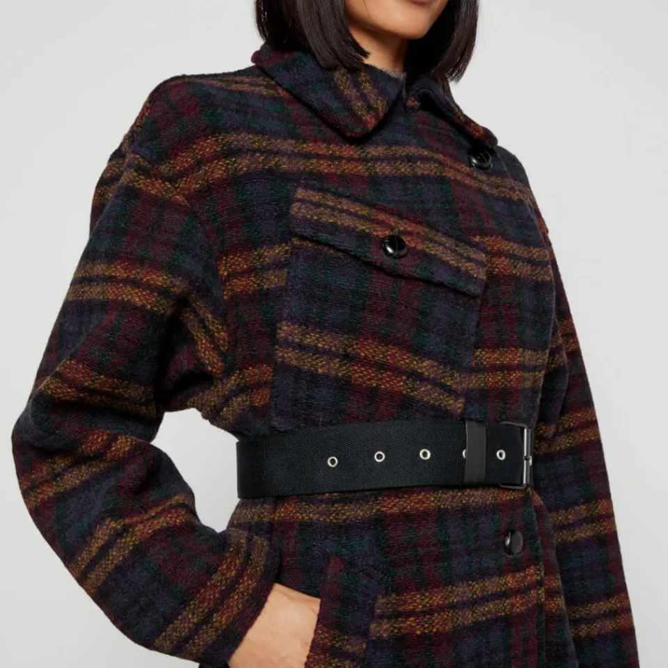 Jackets|Coats|Dr. Martens Marant Etoile Laurie Wool-Blend Coat - FR 38/UK 10