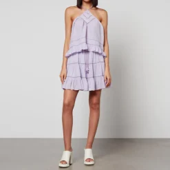 T-Shirts And Tops|Shirts And Blouses|Stine Goya Marant Etoile Lisio Cotton-Blend Jacquard Top - FR 40/UK 12