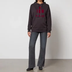 Loungewear|Sweatshirts|Marant Etoile Mansel Oversized Cotton-Blend Hoodie - FR 34/UK 6