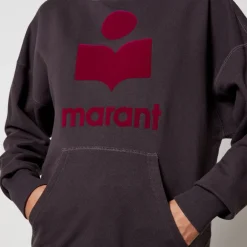 Loungewear|Sweatshirts|Marant Etoile Mansel Oversized Cotton-Blend Hoodie - FR 34/UK 6