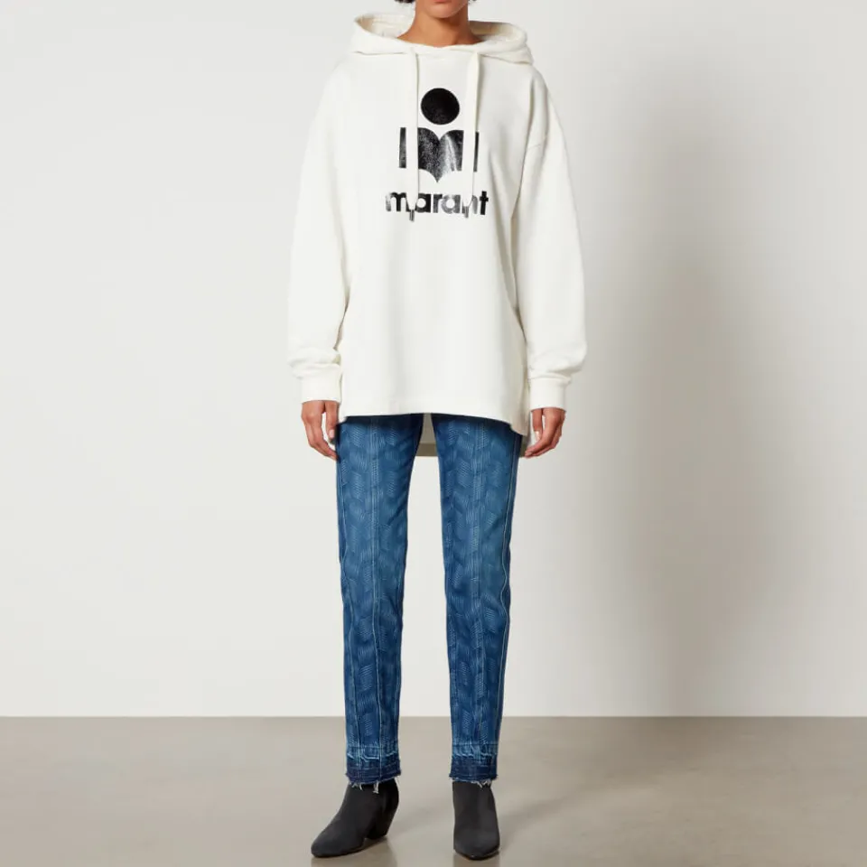 Loungewear|Sweatshirts|Marant Etoile Marly Cotton-Blend Jersey Hoodie - FR 34/UK 6