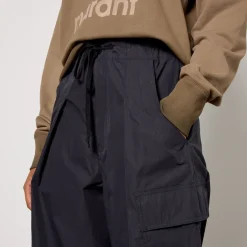 Trousers|Marant Etoile Rebecca Cotton-Blend Trousers - UK 6