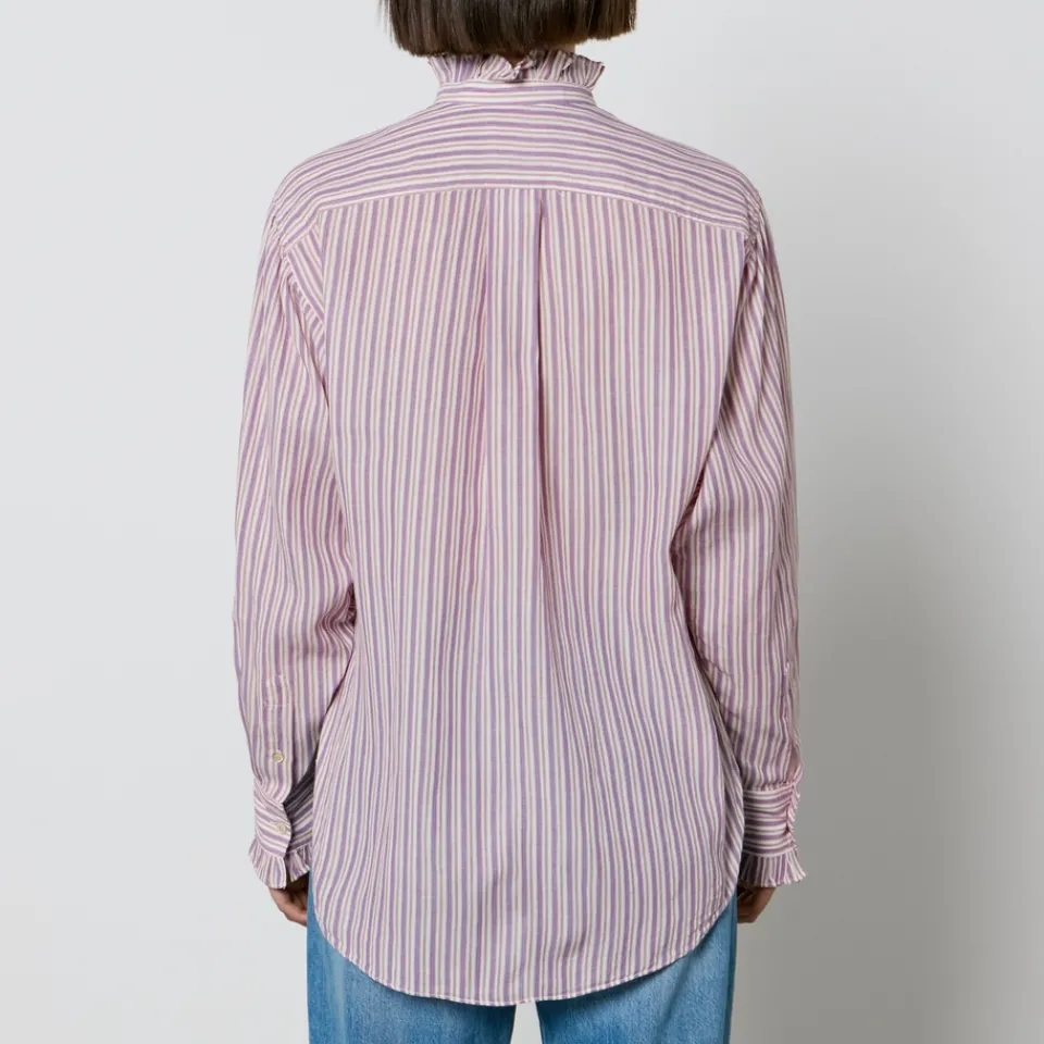 Shirts And Blouses|AMI Marant Etoile Saoli Cotton-Jacquard Shirt - FR 36/UK 8