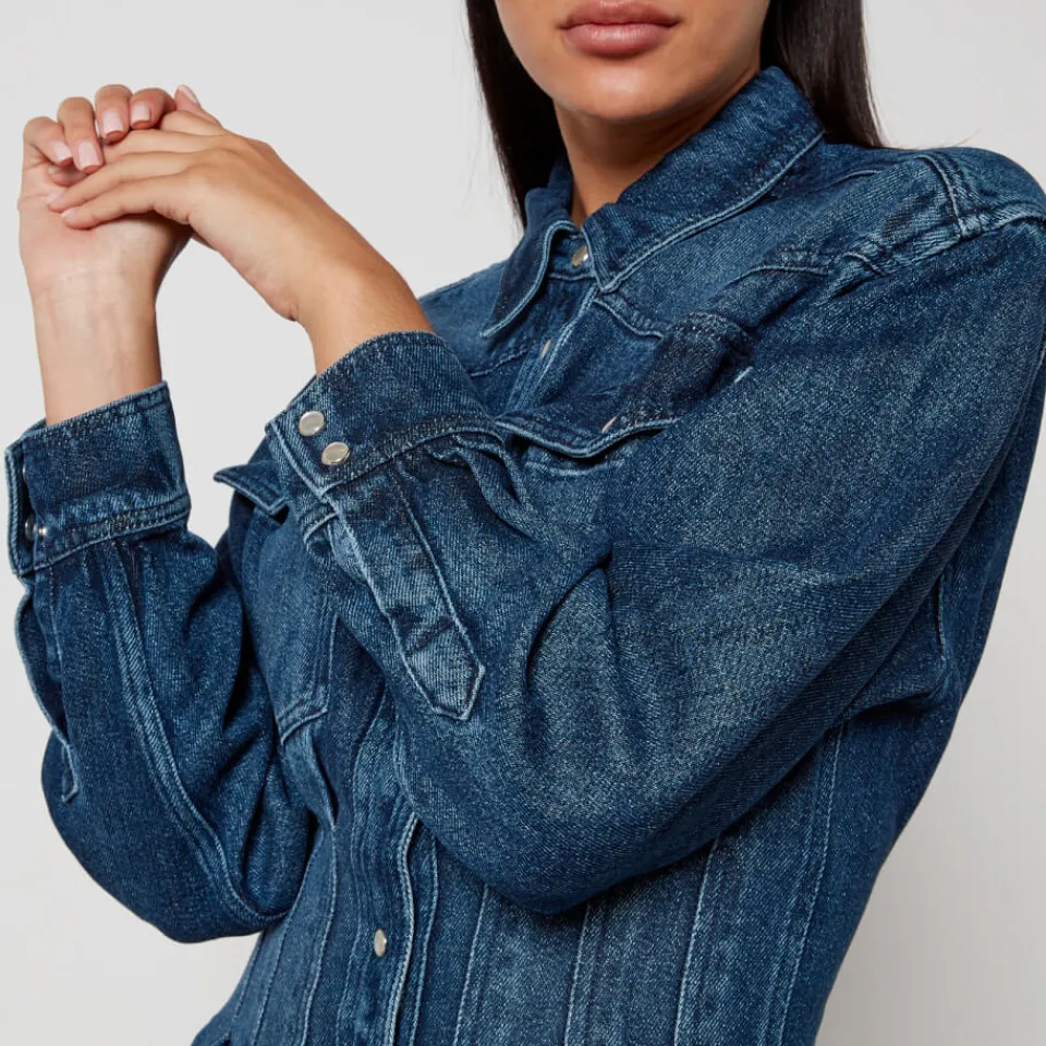 Dresses|Dresses|Dr. Martens Marant Etoile Tomia Denim Midi Dress - FR 34/UK 6