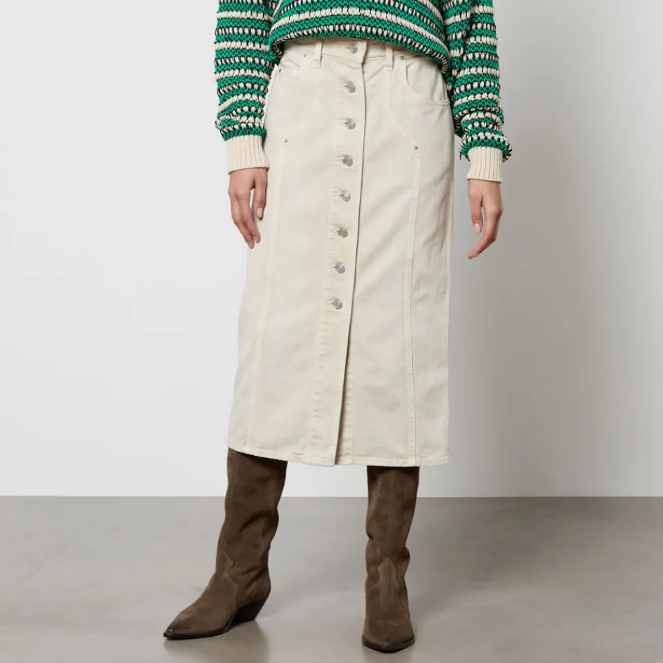 Skirts|Skirts|Marant Etoile Vandy Denim Midi Skirt - FR 34/UK 6