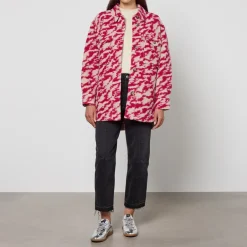 Jackets|Coats|Dr. Martens Marant Etoile Women's Harveli Jacket - Raspberry/Beige - UK 6