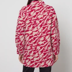 Jackets|Coats|Dr. Martens Marant Etoile Women's Harveli Jacket - Raspberry/Beige - UK 6